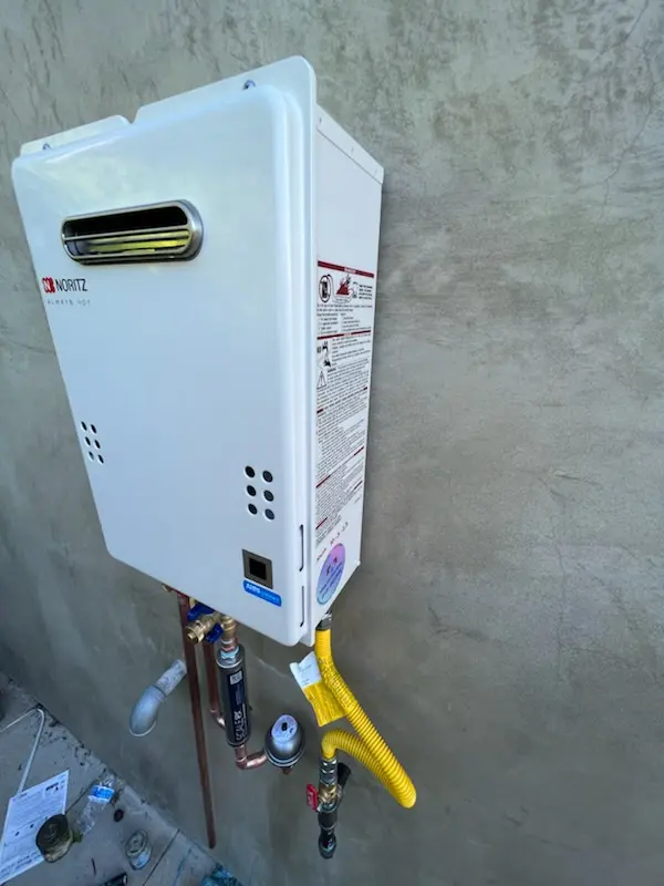 Tankless water heater installation for Baker Corner homes