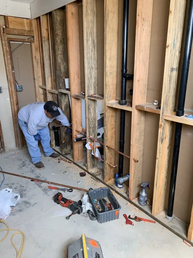 Commercial rough-in plumbing for Gas Line Repair in Baker Corner
